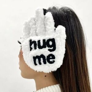 White 'Hug Me' Ear Muffs